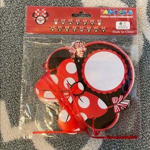 Minnie Mouse Birthday Banner